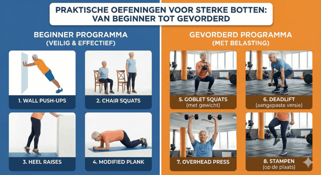 Praktische oefeningen voor sterke botten
