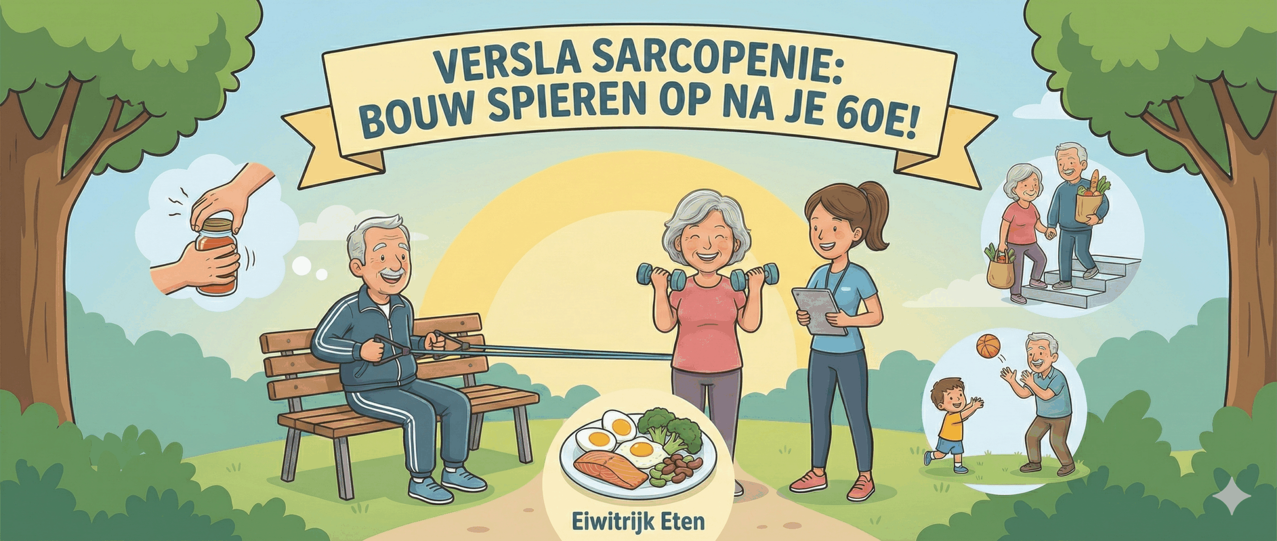 Spieren opbouwen na je 60e